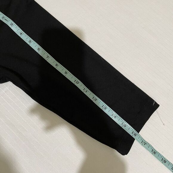 Eloquii Asymmetrical Top 3/4 Sleeve V Neck Black Size 16 Career Office Casual - Picture 5 of 7